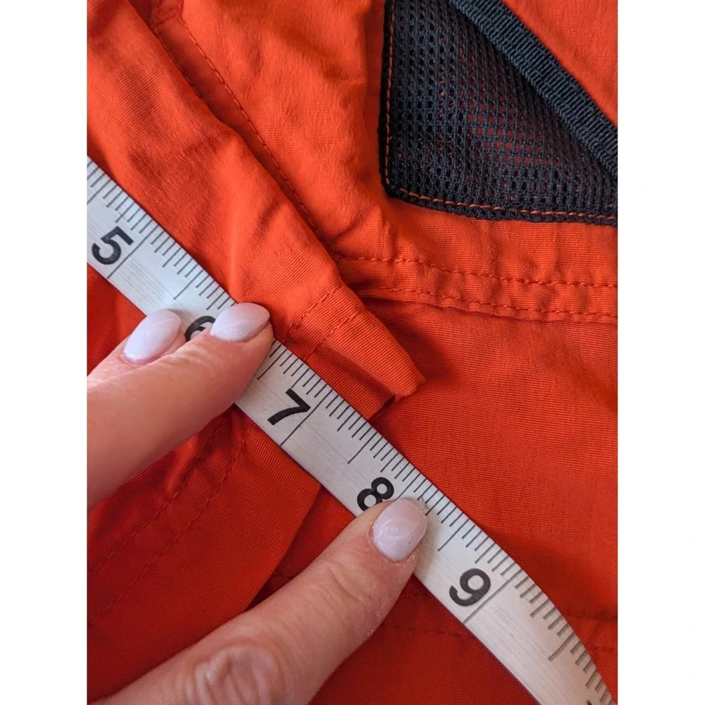Eddie Bauer Sport Swim Trunks Mens L Orange UPF 50 Fast Dry‎ Cargo Board Shorts